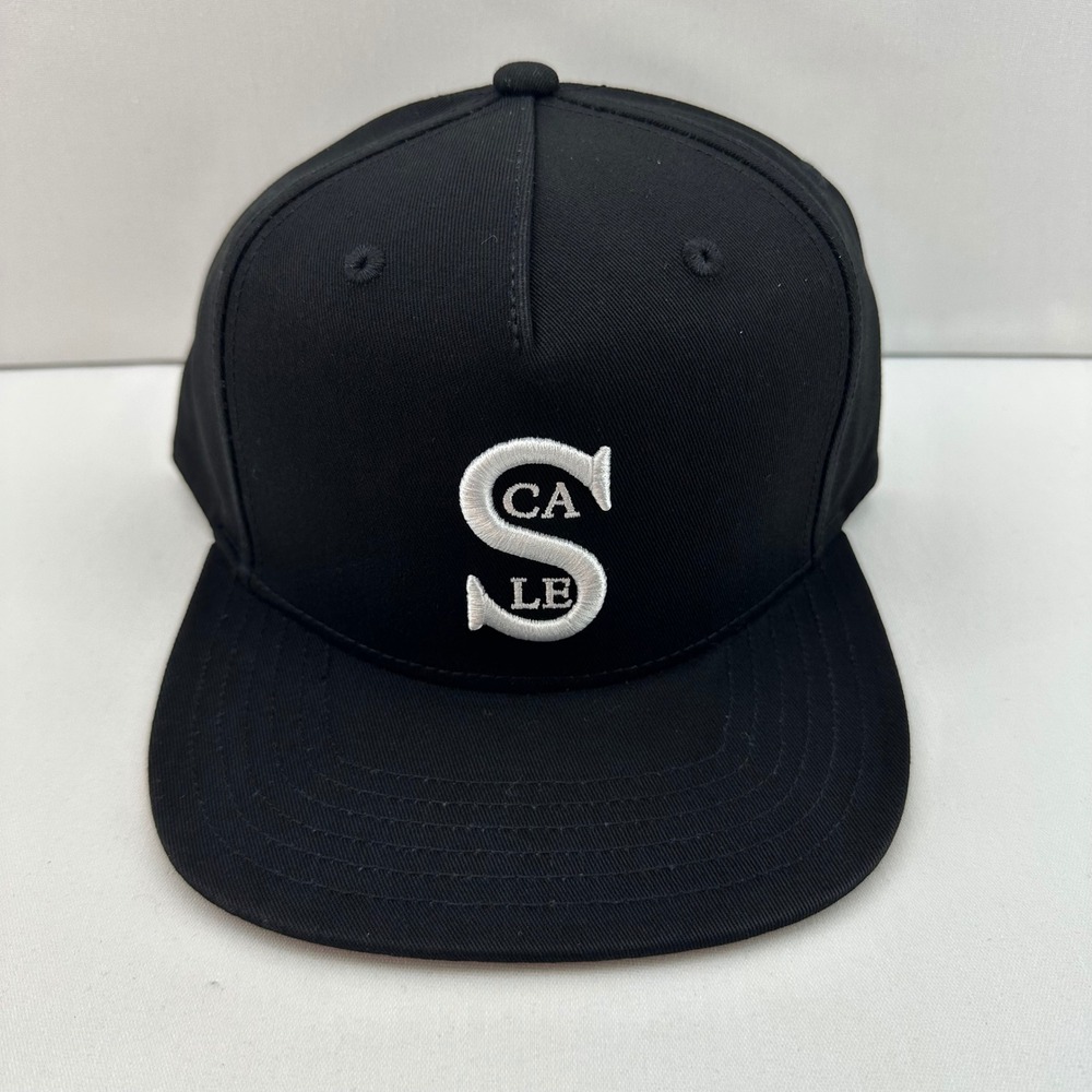 BLVCK SCVLE (Scale) Black Snapback Hat NWOT Scale Logo Embroidered‎ Streetwear